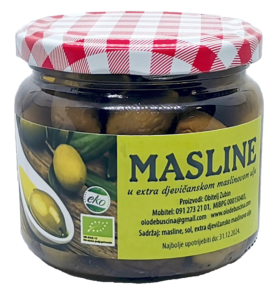 olives in Bio Extra Virgin Olive Oil - slika